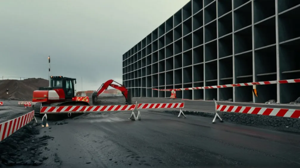 Мешканці Берліна обурені: будівництво на Зальцбруннер-штрассе "офіційно" призупинено на різдвяні свята задовго до їх початку