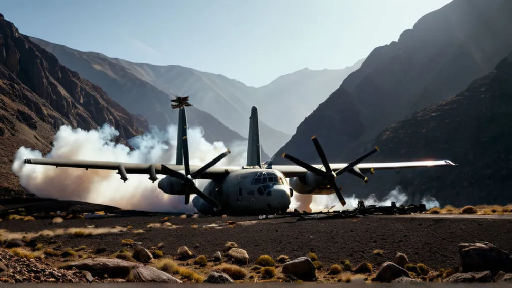 Військовий літак С-130 з 20 людьми на борту розбився в Грузії