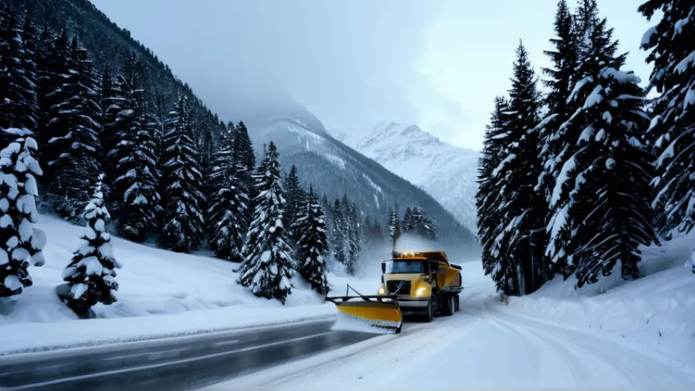 Зимове вторгнення до Німеччини: сніг, мороз та слизькі дороги