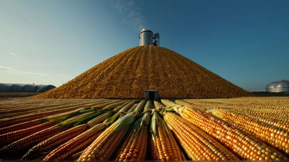 У Німеччині створили гігантський "кукурудзяний Еверест" для виробництва біогазу