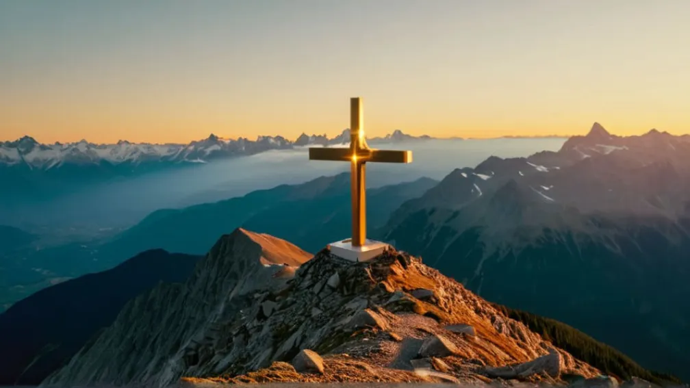 Хрест на вершині Цугшпітце демонтовано для реставрації через численні наклейки