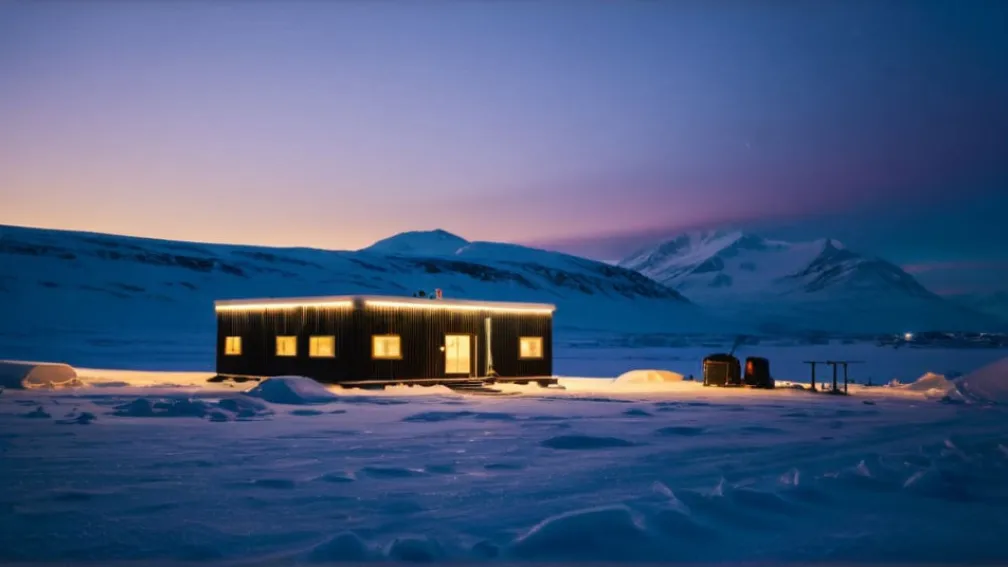 Непроханий гість: Полярні собаки відігнали білого ведмедя від станції