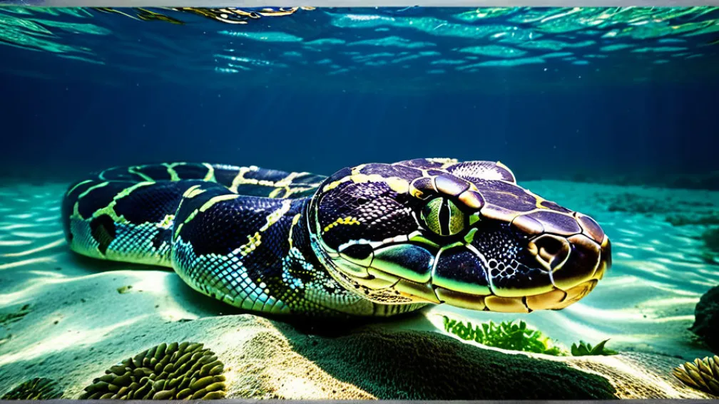 Шестиметровий пітон ледь не задушив тургіда під час експедиції за зміями