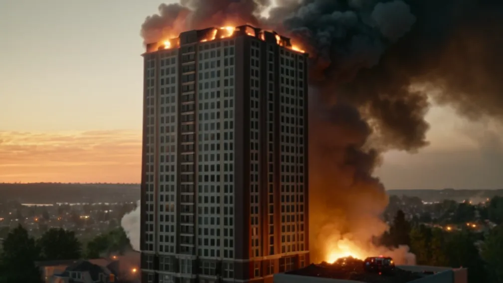 Смертельна пожежа у Мангаймі: 88-річна жінка загинула на 11-му поверсі багатоповерхівки