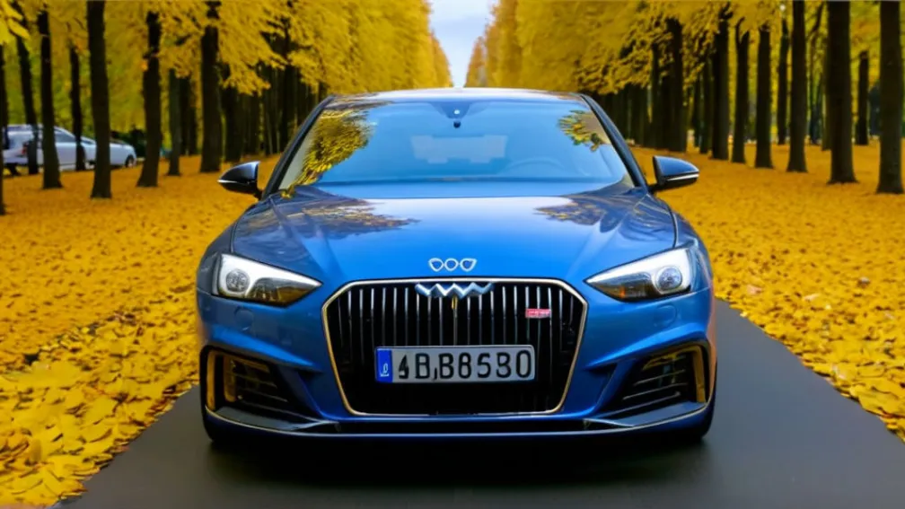 У Німеччині водій намагався приховати недійсні номерні знаки за допомогою осіннього листя