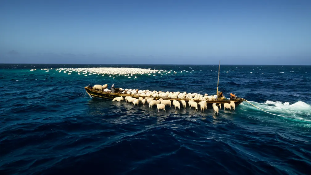 Тисячі овець борються за життя: Драматична рятувальна операція в Аденській затоці після корабельної аварії