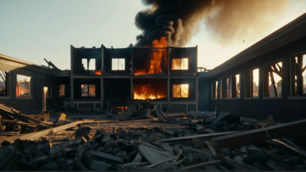 Пожежа знищила дитячий садок "Вілла Кунтербунт": збитки 1,5 мільйона євро