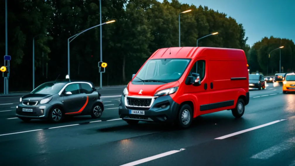 Водій Peugeot проїхав на червоне світло в Родгау, постраждала жінка.