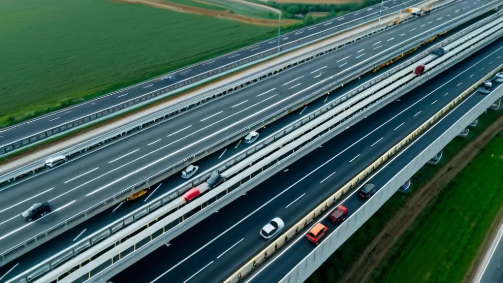 Три автомобілі зіткнулися на будівельному майданчику в Мангеймі, спричинивши транспортний колапс