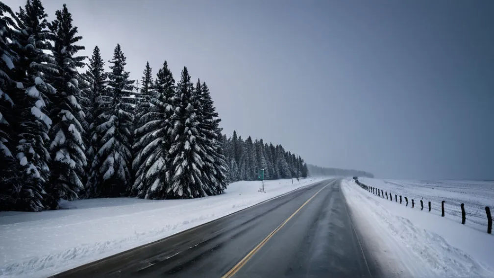 Снігова буря в Північній Америці