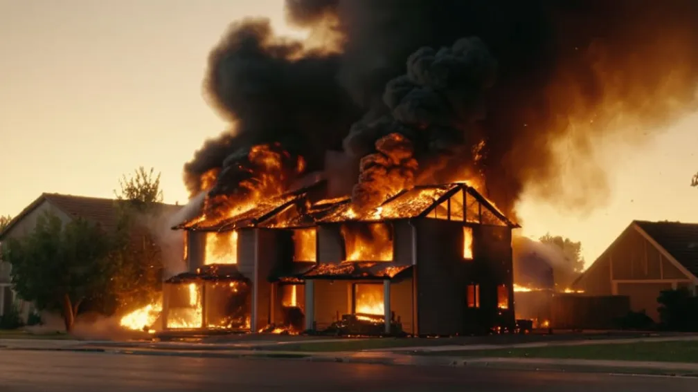 Небезпечна пожежа в Кельні: Вибухи нелегальних феєрверків під час займання будинку