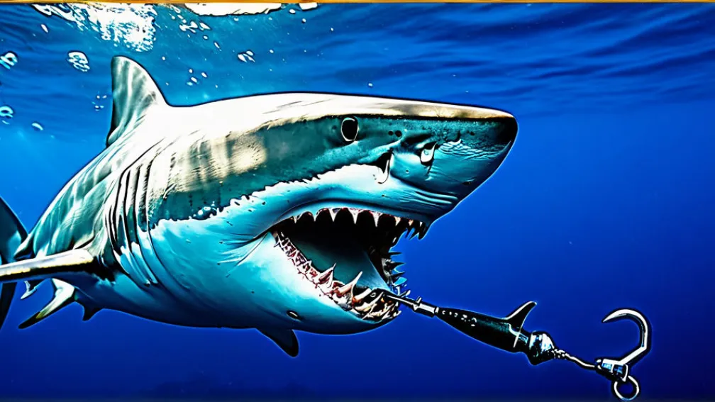 Австралійські рятувальники витягли гачок з пащі акули, врятувавши їй життя