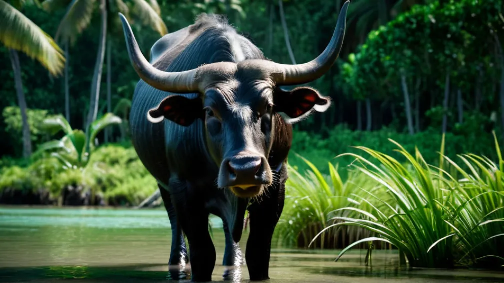 Бразильська поліція патрулює острови верхи на буйволах