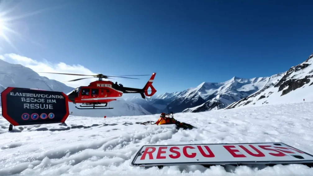 На льодовику Штубай зійшла лавина: вісім лижників врятовано, п'ятеро з них – німці