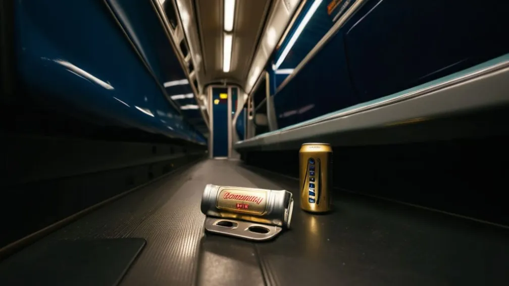 П'яний пасажир у поїзді S8 у Майнці: чоловік застосував екстрене гальмування та кинув банку пива в контролера.