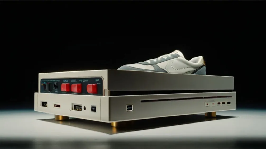 Кросівки Nike AIR SNES: дизайнер створив взуття з вбудованою ретро-консоллю