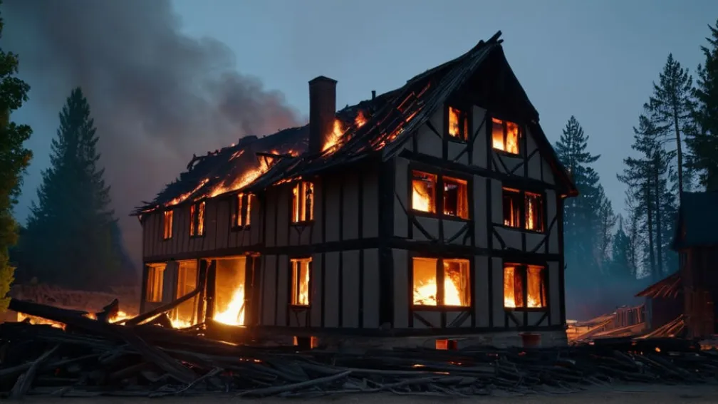 Пожежа знищила історичний фахверковий будинок 1790 року в Зеветалі