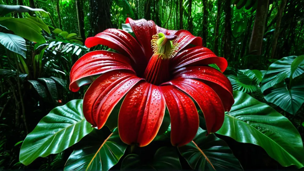 Сенсація в джунглях: "Трупна квітка" знову розквітла на Суматрі, зворушивши вчених