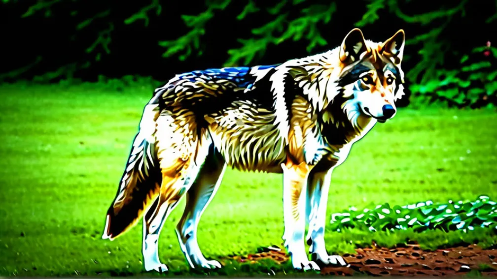 Вовк помічений у Гревені: мешканці та влада насторожі