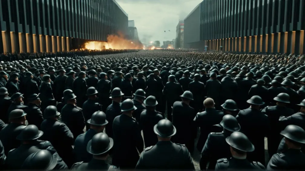 Масові сутички в Гіссені: 2000 осіб у масках напали на поліцію