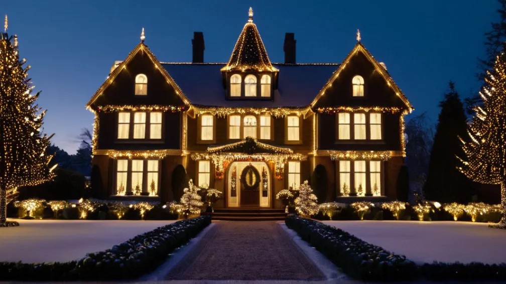 Різдвяний будинок у Мурдорфі: 50 000 ліхтариків створюють зимову казку
