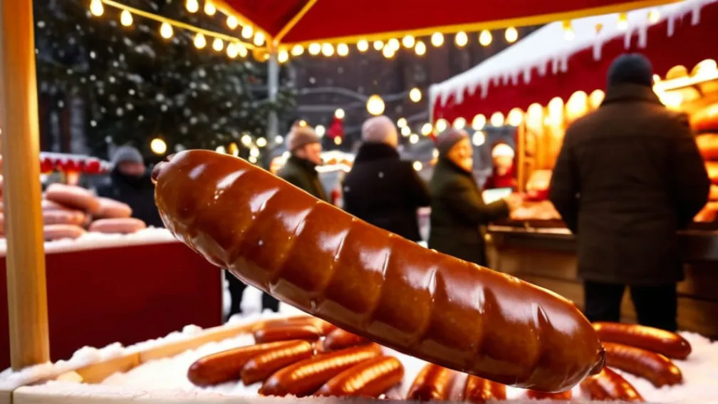 Дебош на різдвяному базарі в Пфаффенгофені: Чоловік кидав ковбасу та нападав на людей