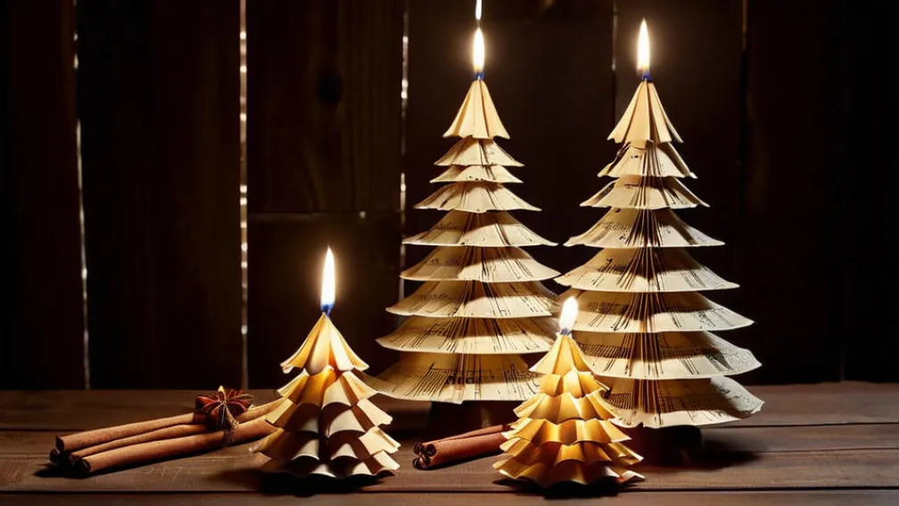 Музичні ялинки: Створіть святковий настрій своїми руками з нотного паперу