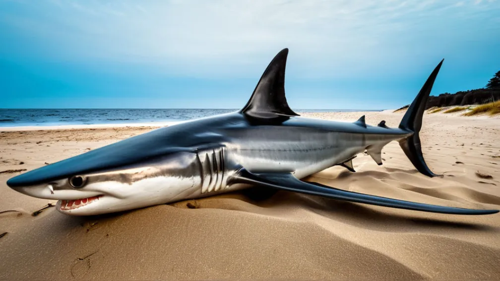 Дивна акула з великими очима викинулася на узбережжя США: Трагічний кінець міграції