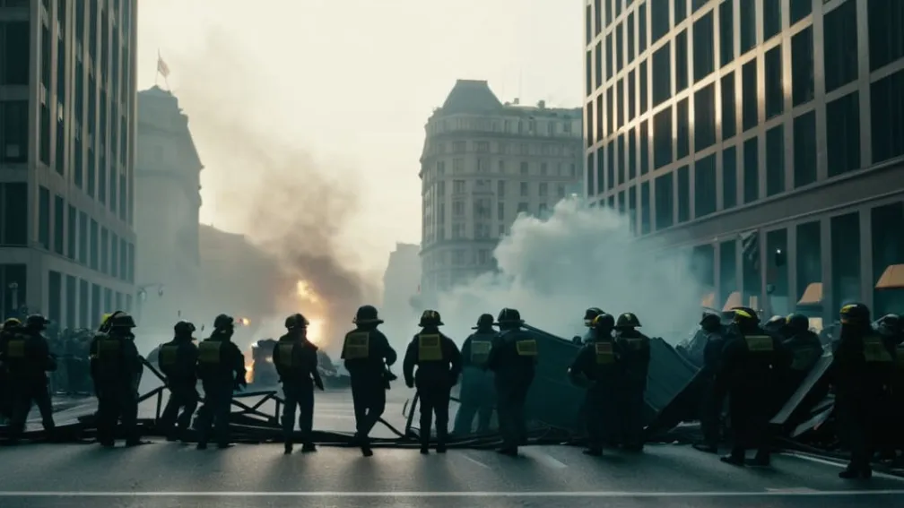 Понад 50 поліцейських постраждали під час заворушень на з'їзді АдН у Гіссені