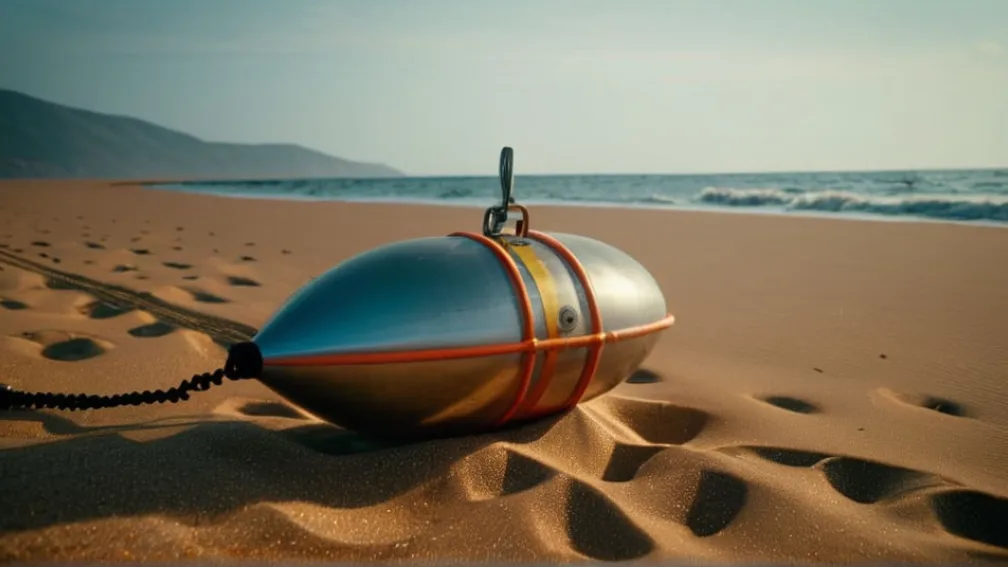 Знахідка на пляжі Амрума обернулася вибухом: чоловік просвердлив буй і отримав важкі опіки