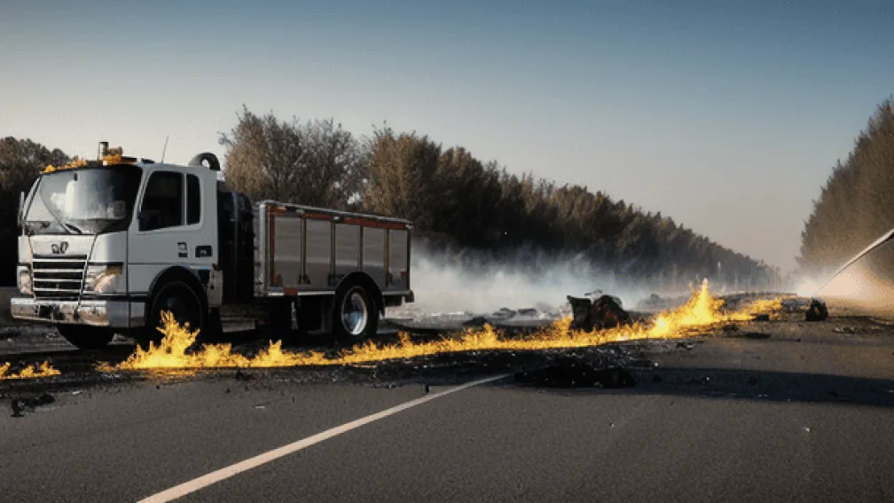 Пожежа вантажівки на A6 біля Фірнхайму: подробиці інциденту та збитки