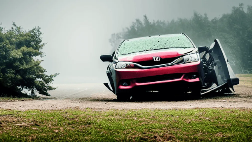 Аварія в Земмерді: Водій Honda (20 років) потрапив у ДТП через негоду та алкоголь