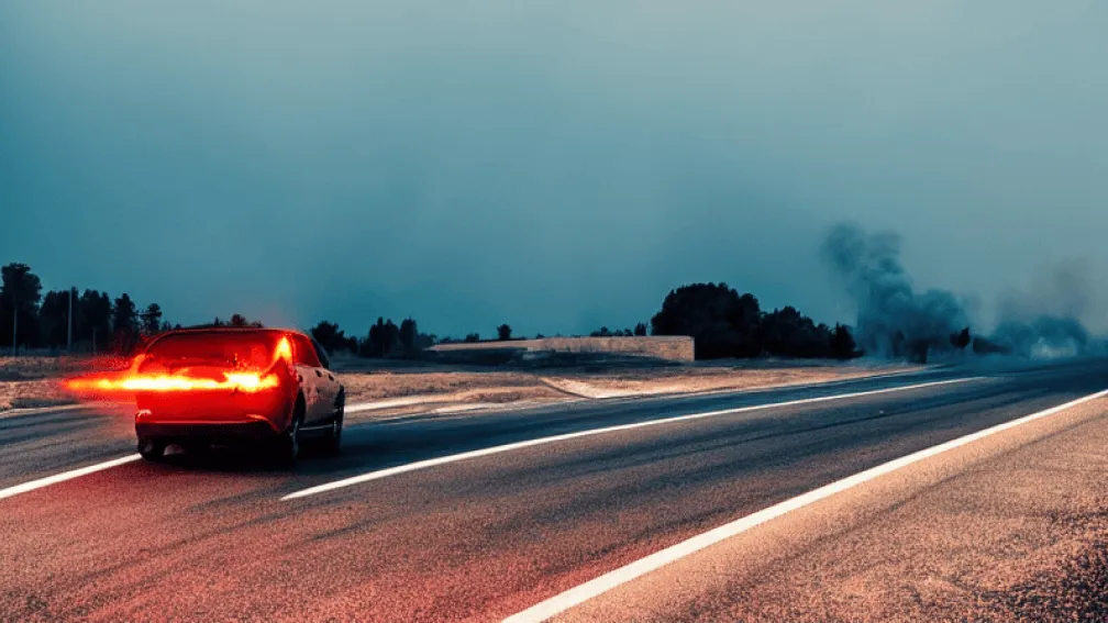 ДТП на A4: BMW перекинувся після зіткнення! Водій у тяжкому стані