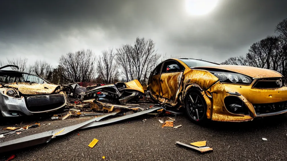 ДТП у Мюнхені: Розбитий Lamborghini на 100 000 євро