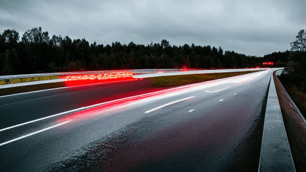 ДТП на A61: Mini перекинувся, водійка у лікарні