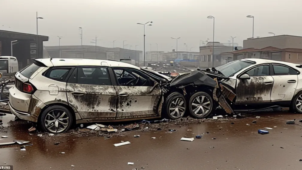 Аварія на мосту: Водій-початківець (20) травмував подруг, їх госпіталізовано