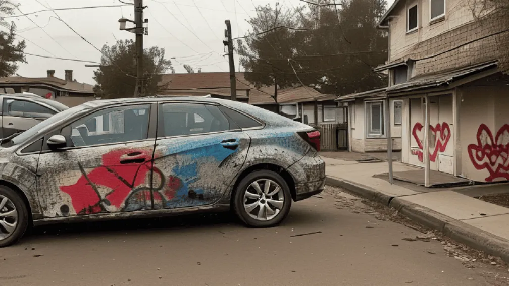 Вандалізм в Ормесхаймі: Невідомі обікрали автомобіль фарбою