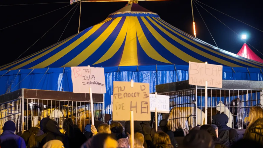 «Акція протесту в цирку: звинувачення у жорстокості»