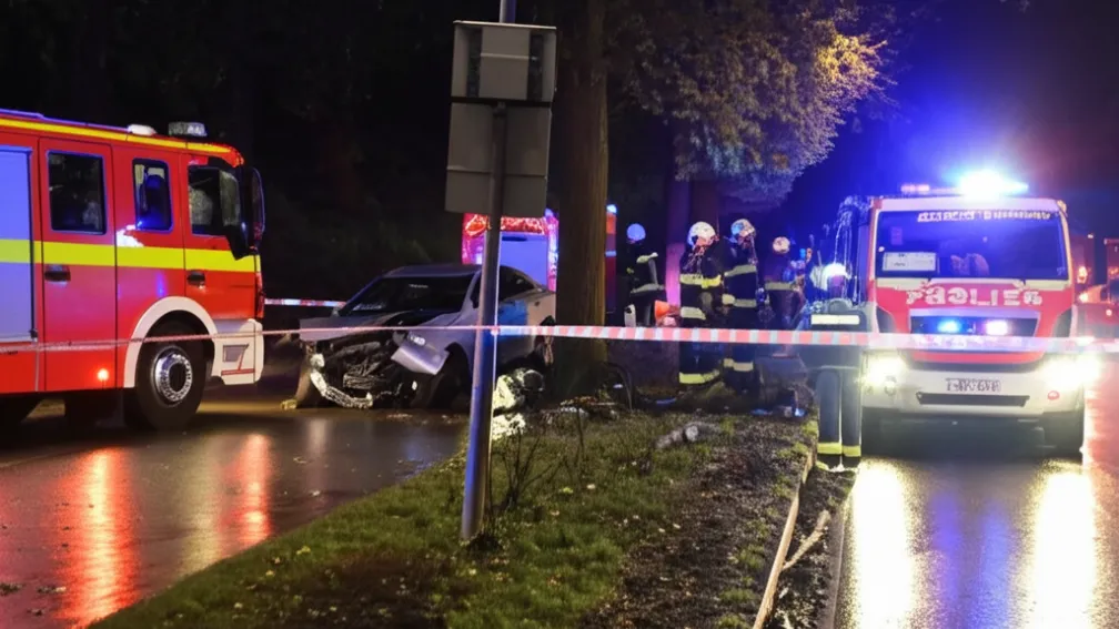 Трагічна ДТП: Mercedes влетів у дерево – водій загинув