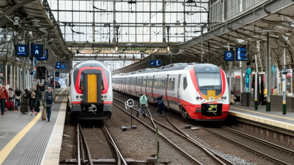 Великодній хаос на залізниці: пунктуальність Deutsche Bahn падає