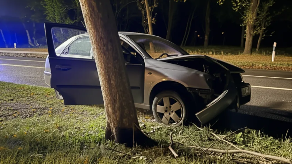 ДТП у Дельменхорсті: втомлений водій врізався в дерево
