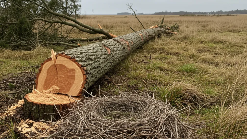 На острові Зюльт поліція розшукує злочинців, які спиляли орлине гніздо