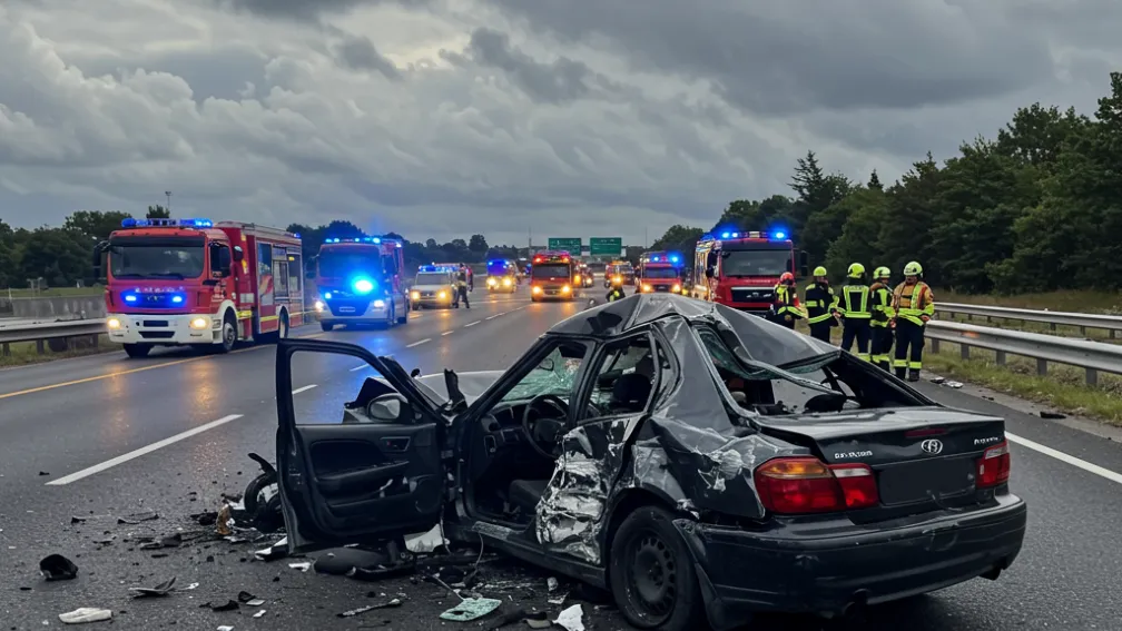 Трагедія на A14 біля Шверіна: діти (11, 13) втратили батьків у смертельній аварії