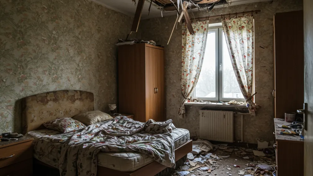Біанка прокинулась під завалами: Обвал стелі у спальні