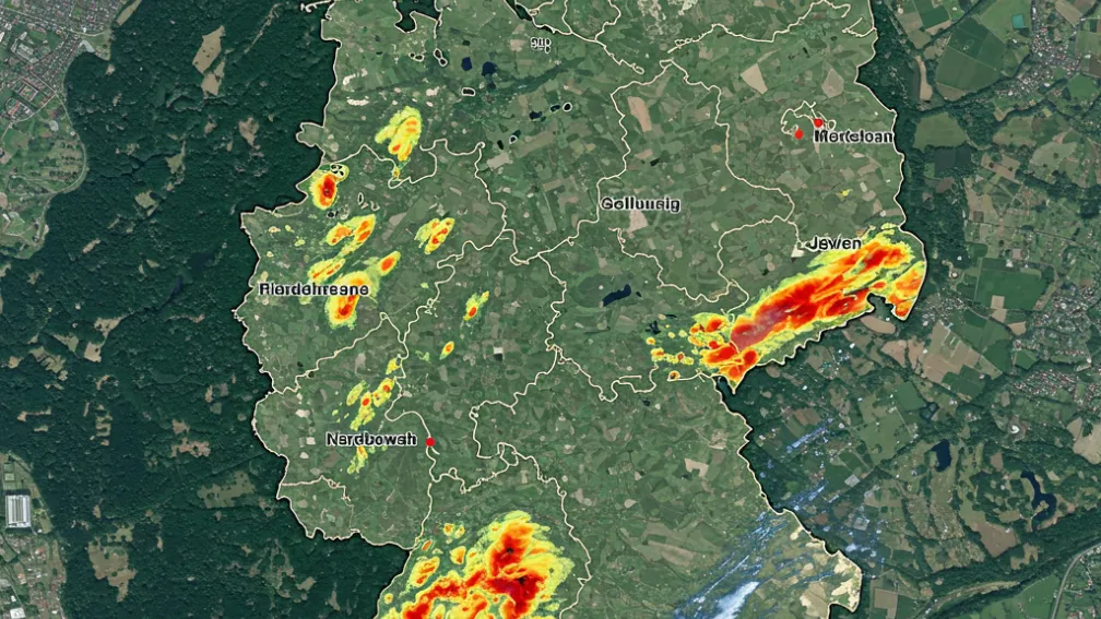 Карта округів BILD: природні катастрофи та їх небезпека