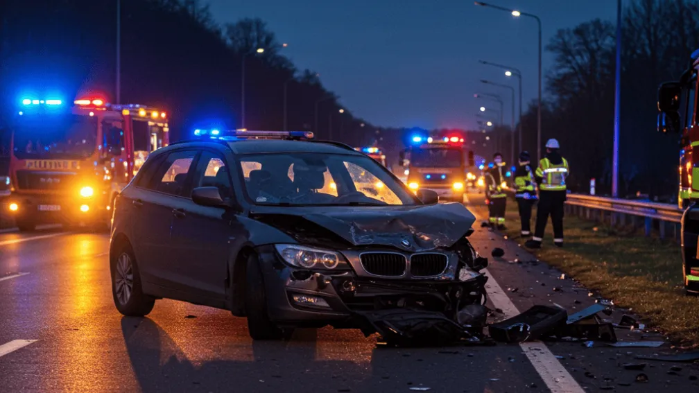 ДТП на B3: Hyundai зіткнувся з BMW, водії серйозно поранені