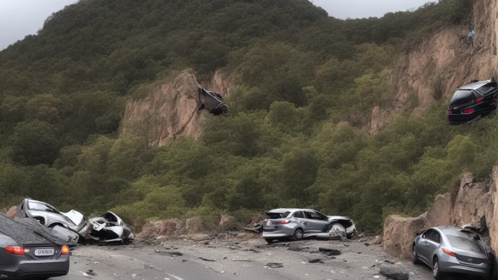 Унтеркастель: Водій (25) врізався у скелю