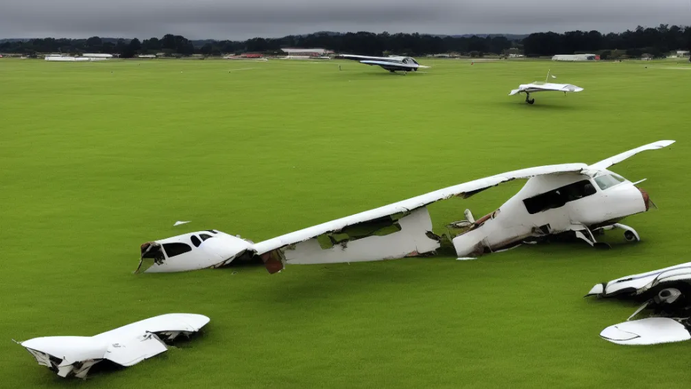 Аварія літака Cessna на аеродромі Гайнінген: пілот дивом врятувався