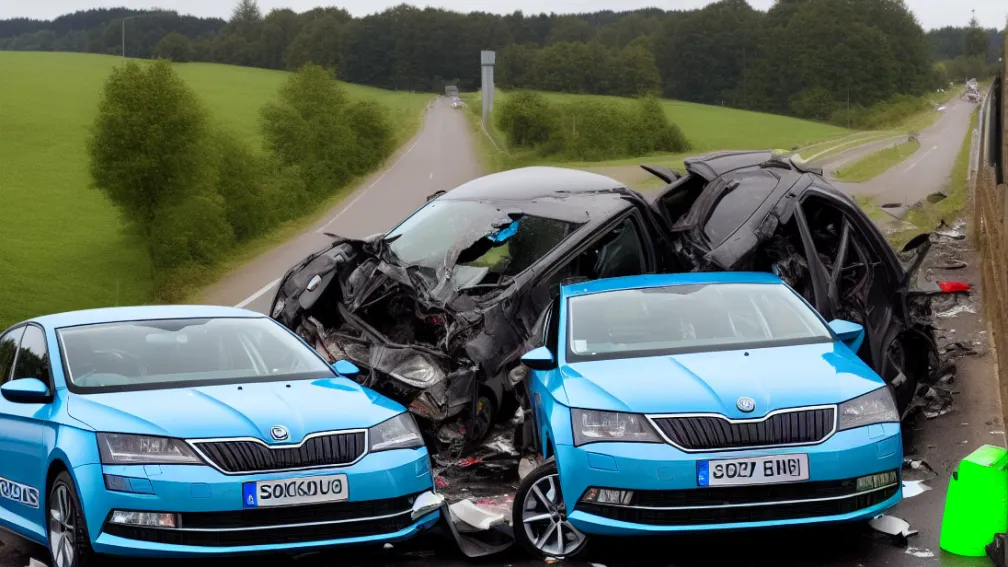 ДТП у Буттштедті: Skoda врізалась у відбійник, водій втік