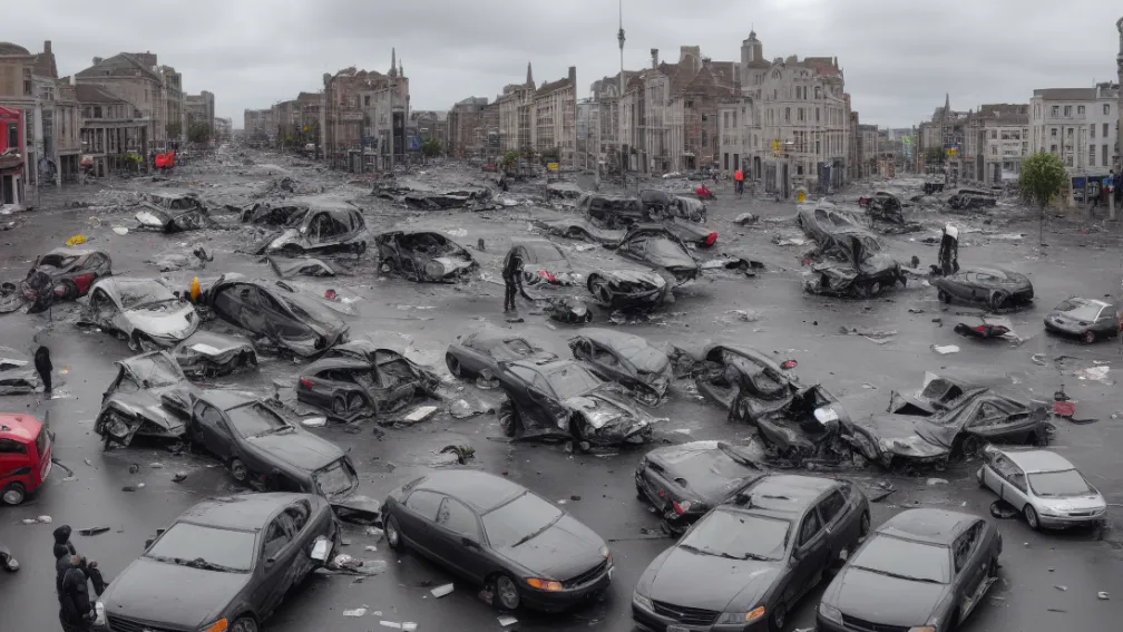 ДТП у Пазевальк: мікроавтобус врізався в Mercedes, жінка важко поранена